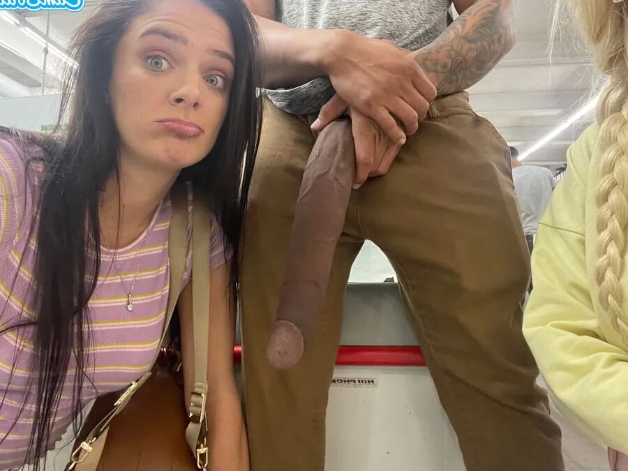 Two Shoppers experience BBC in aisle 3