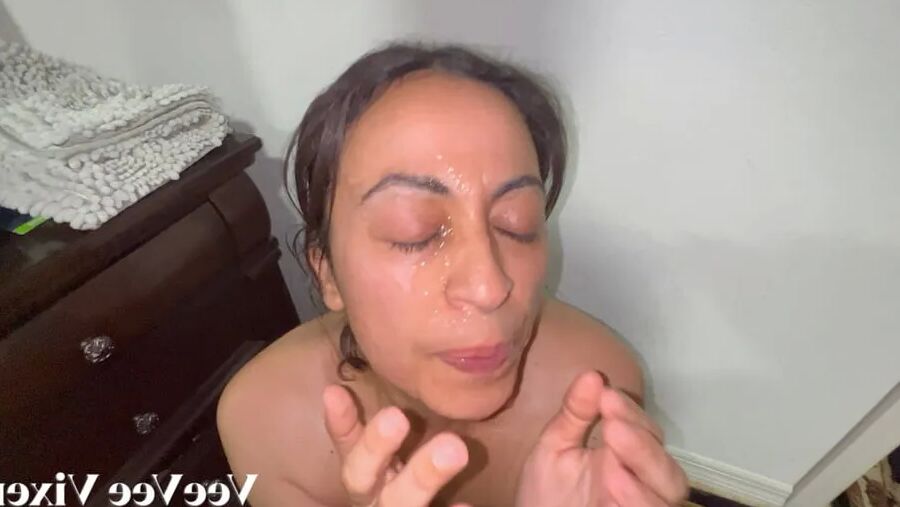 Bukkake cum whore