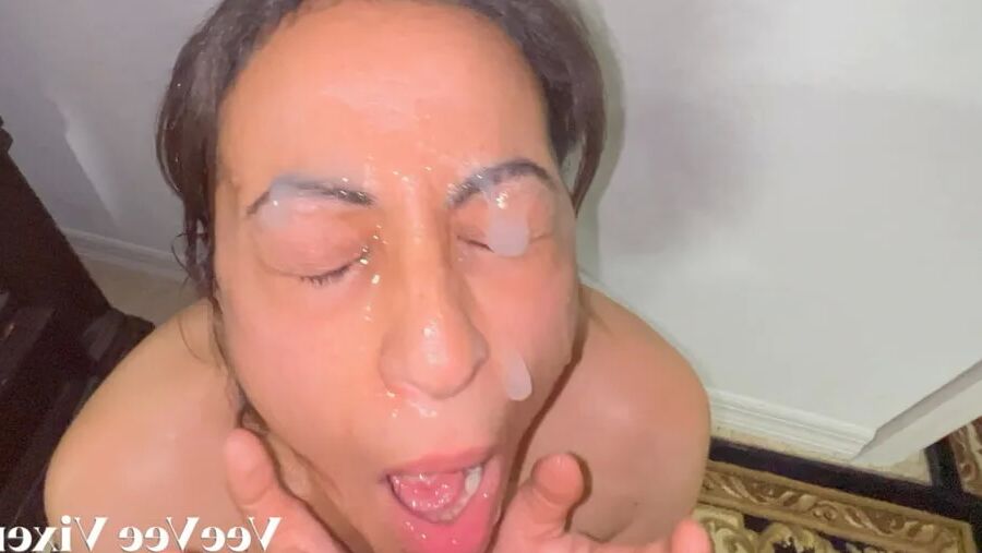 Bukkake cum whore