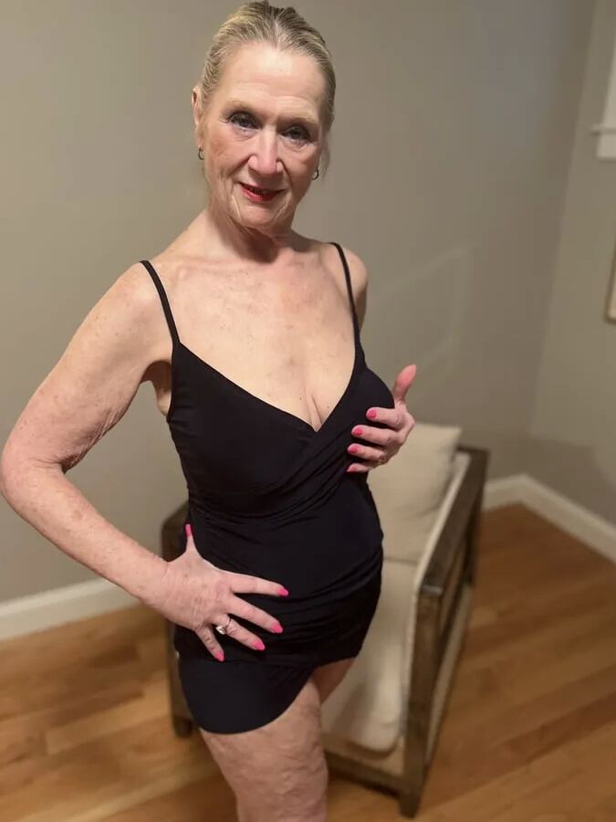 Danielle Dubonnet Blue Dress Photo Shoot