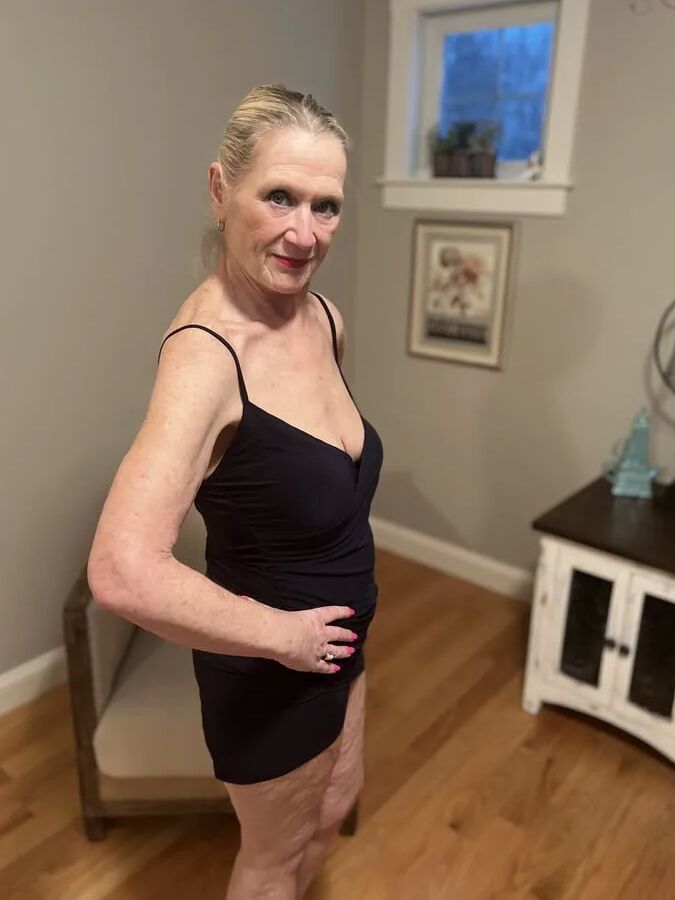 Danielle Dubonnet Blue Dress Photo Shoot