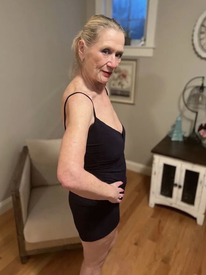 Danielle Dubonnet Blue Dress Photo Shoot