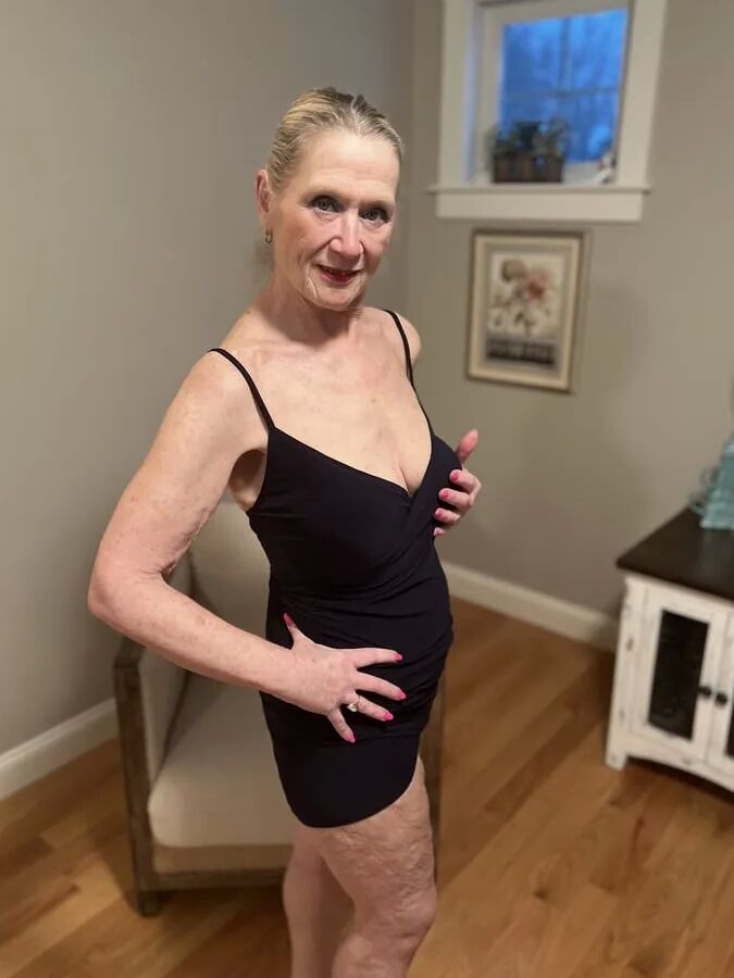 Danielle Dubonnet Blue Dress Photo Shoot