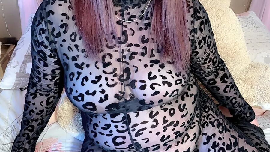 Cat Print Suit Photoset