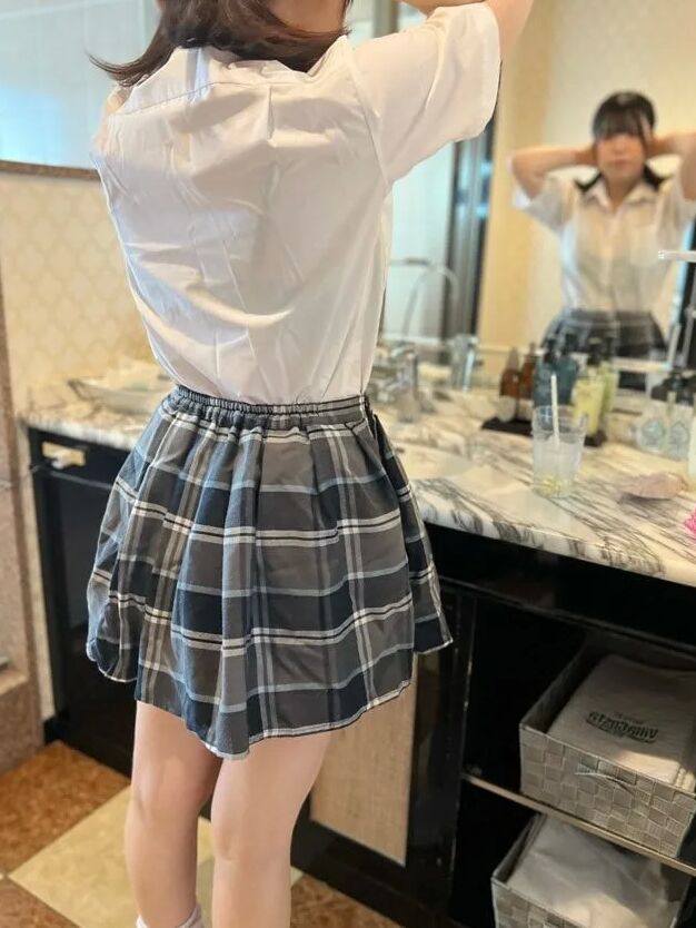 Getting ready in uniform