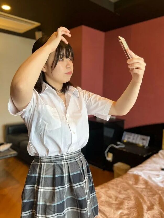 Getting ready in uniform