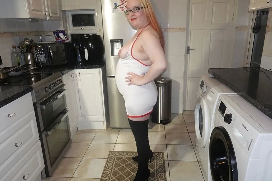 Naughty Nurse in Thigh Boots