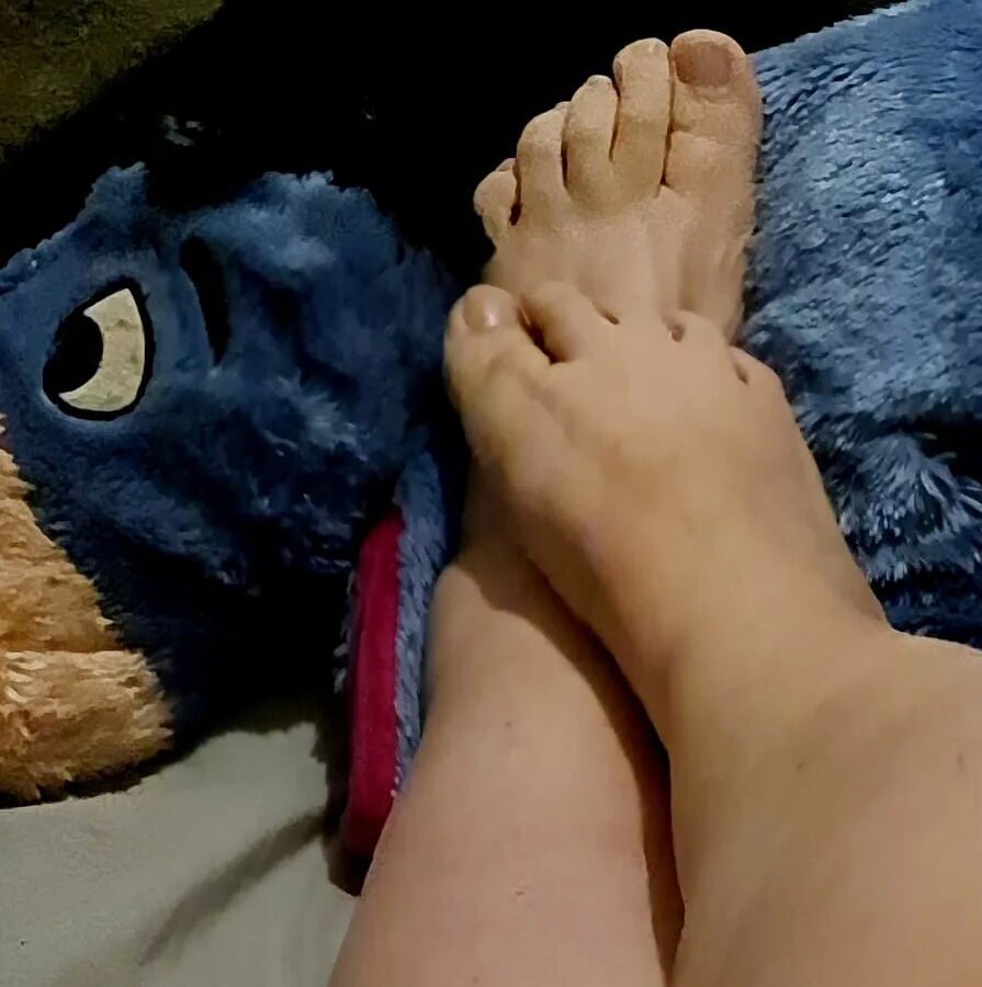 Valérie and her foot