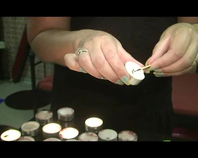 I light candles