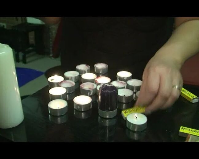 I light candles