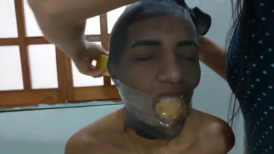 Fashion Model Turned Bondage Slave - Selfgags