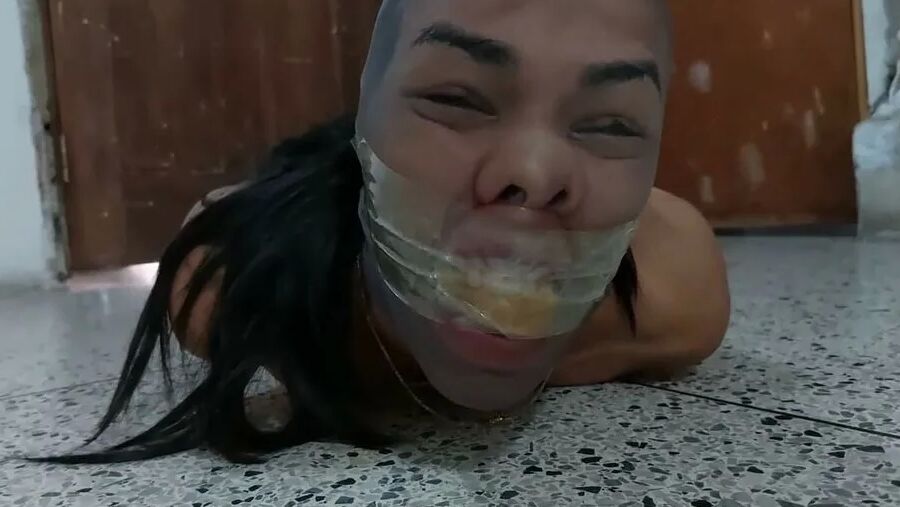Fashion Model Turned Bondage Slave - Selfgags