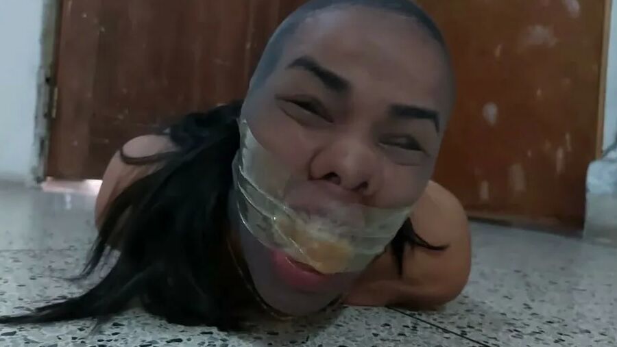 Fashion Model Turned Bondage Slave - Selfgags