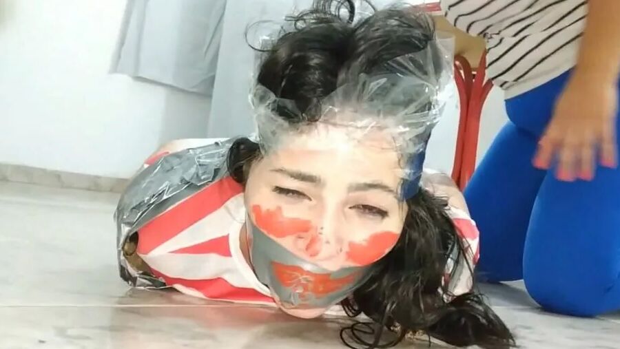 Gagged Girl Tape Bound By BBW - Selfgags