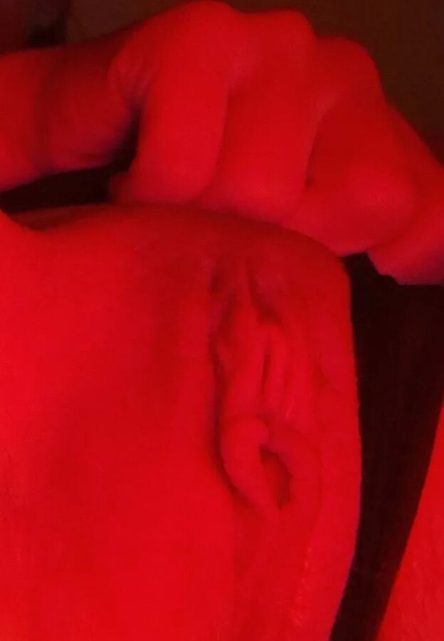 Me having fun with big purple vibrator