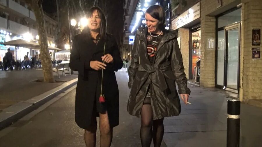 Milf, mature and young in orgy at barcelone