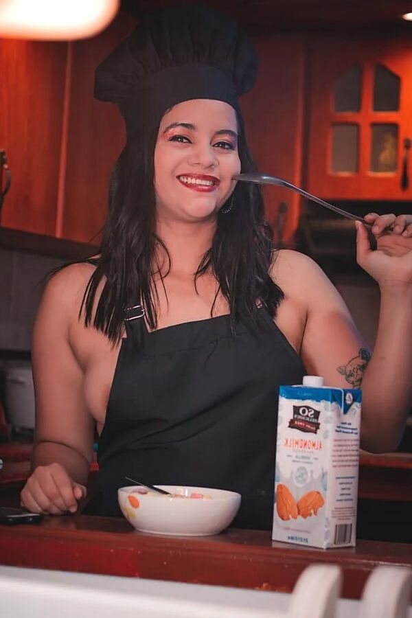 What would you do if you find me half naked in your kitchen?