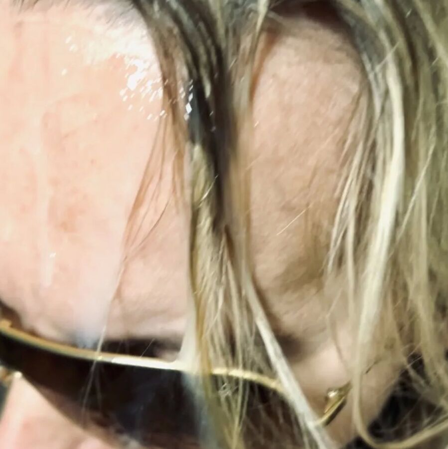 Cumslut cover of sperm on ass pussy face and big boob slut