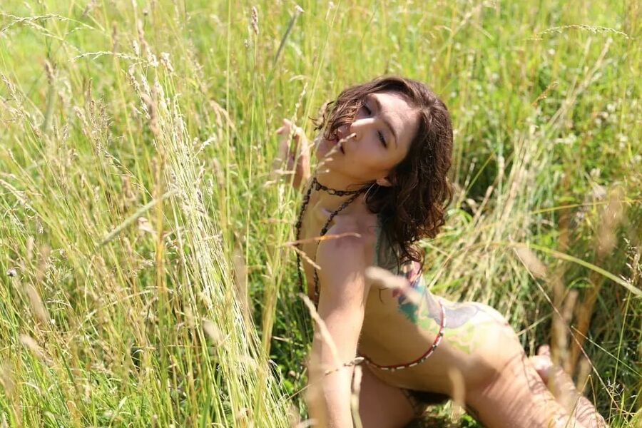 Nude Yoga Instructor