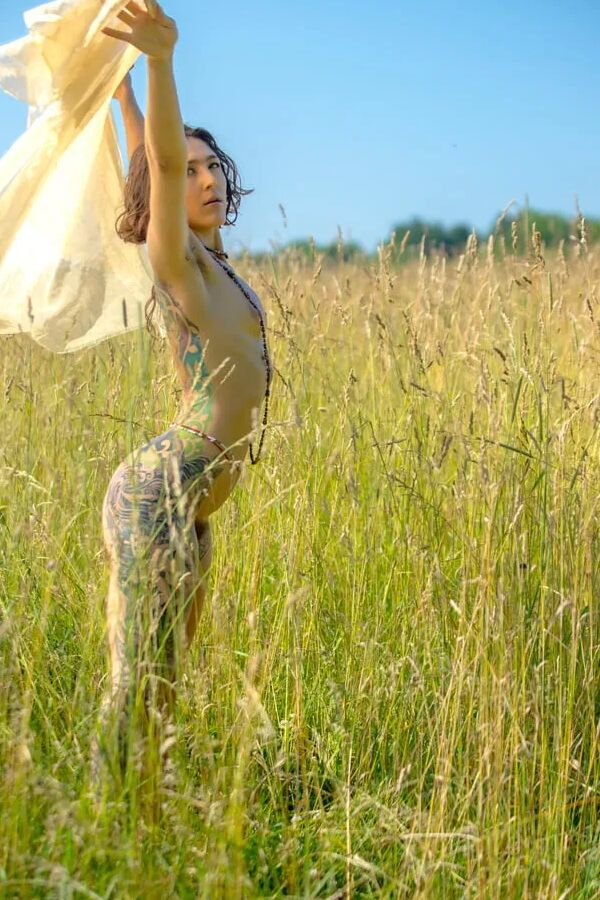 Nude Yoga Instructor