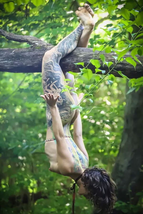 Nude Yoga Instructor