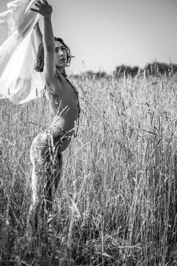 Nude Yoga Instructor
