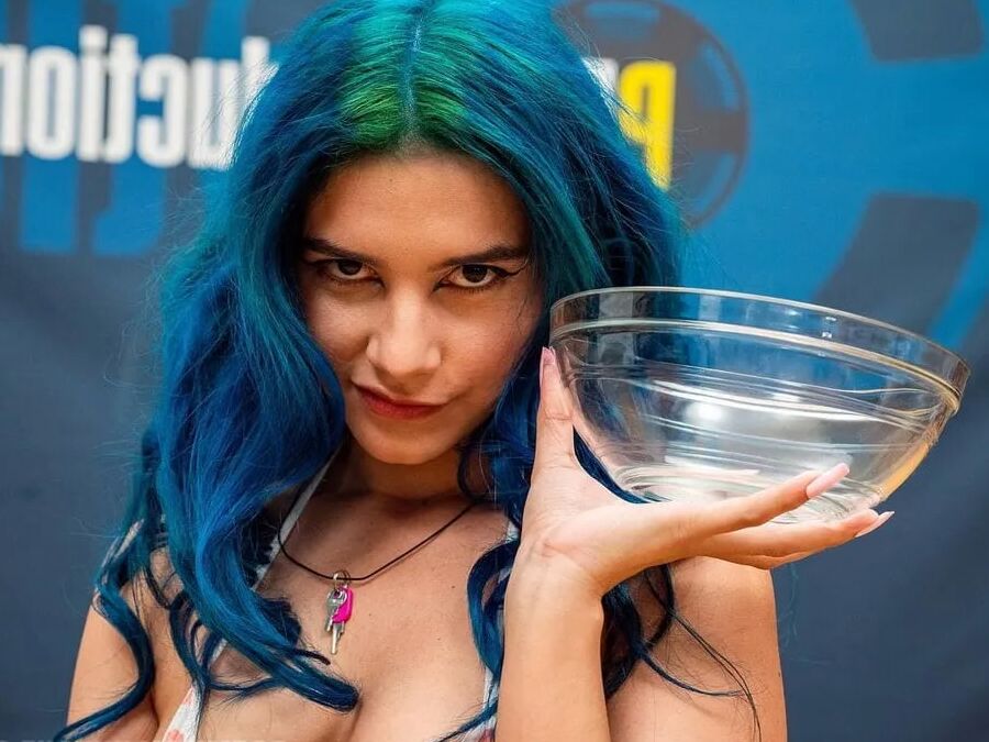 Blue hair?