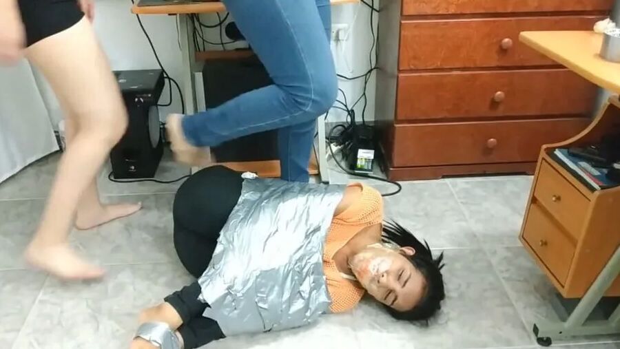 Ball Tied Helpless And Gagged Tight! - Selfgags