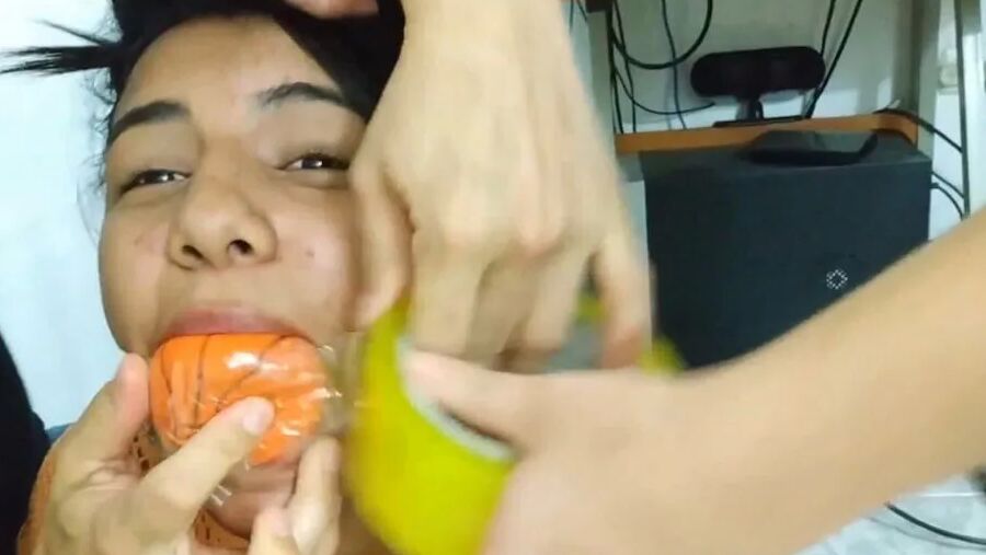 Ball Tied Helpless And Gagged Tight! - Selfgags