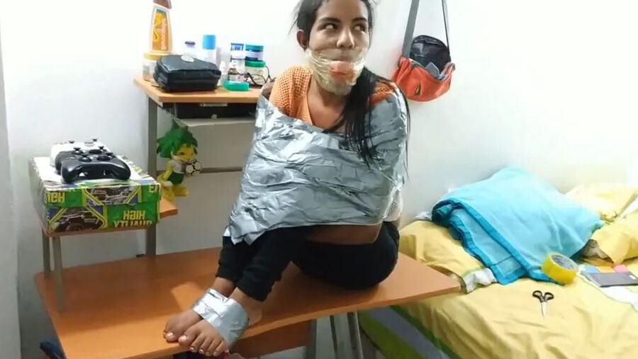 Ball Tied Helpless And Gagged Tight! - Selfgags