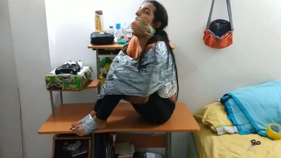 Ball Tied Helpless And Gagged Tight! - Selfgags