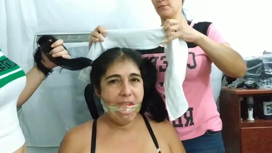 South American MILF Turned Gag Slut - Selfgags