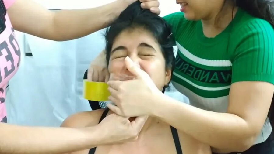 South American MILF Turned Gag Slut - Selfgags