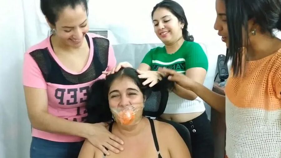 South American MILF Turned Gag Slut - Selfgags