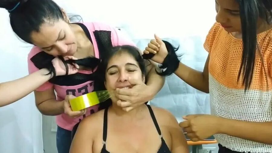 South American MILF Turned Gag Slut - Selfgags
