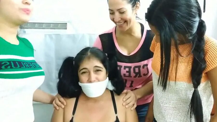 South American MILF Turned Gag Slut - Selfgags