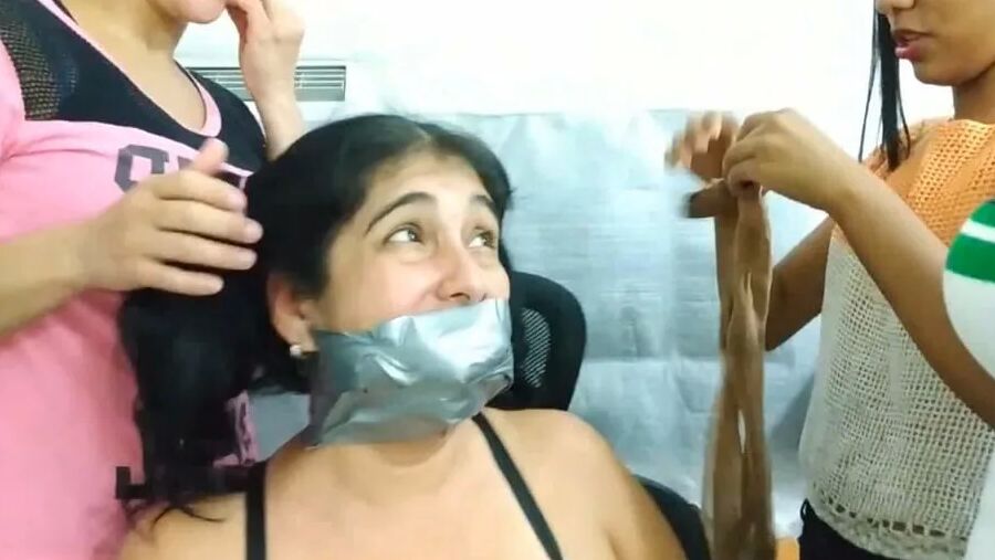 South American MILF Turned Gag Slut - Selfgags