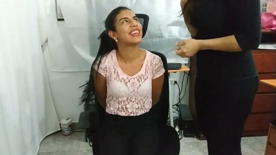 Petite Girl Silenced With BIG Tape Gag! - Selfgags