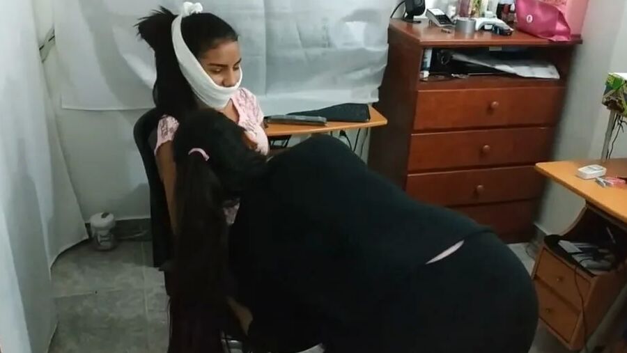 Petite Girl Silenced With BIG Tape Gag! - Selfgags