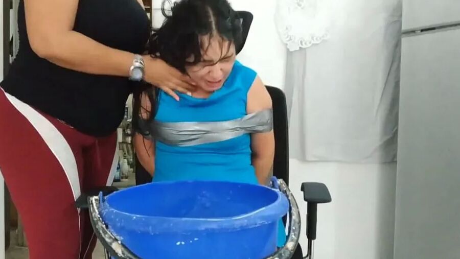 Disrespectful Brat Tied By Her Babysitter - Selfgags
