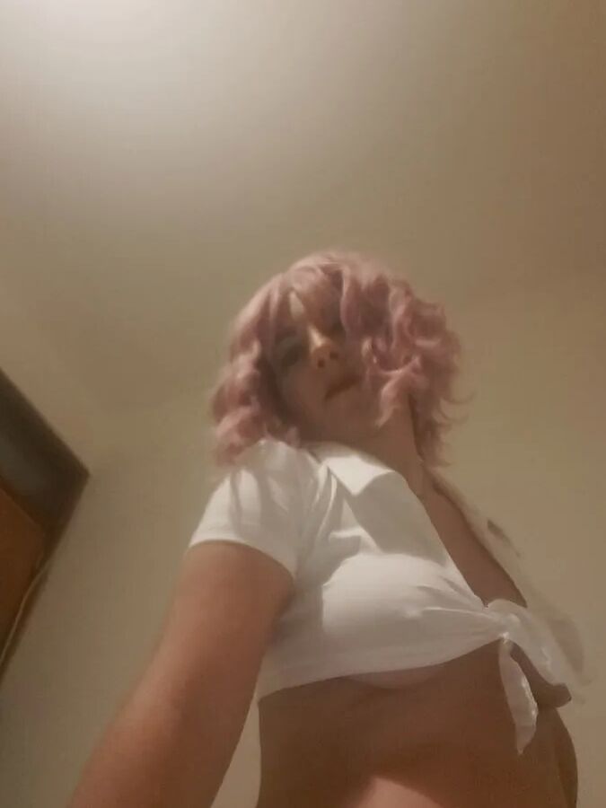 MILF wife with new uniform