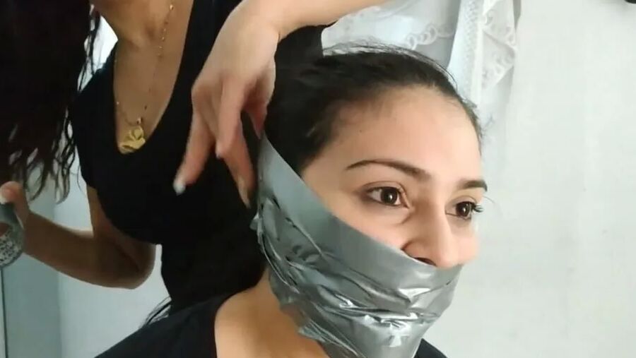These Girls Wanted To Be Strongly Gagged By MILF - Selfgags