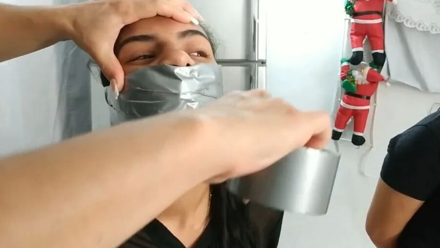 These Girls Wanted To Be Strongly Gagged By MILF - Selfgags