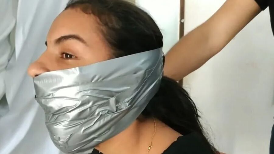 These Girls Wanted To Be Strongly Gagged By MILF - Selfgags