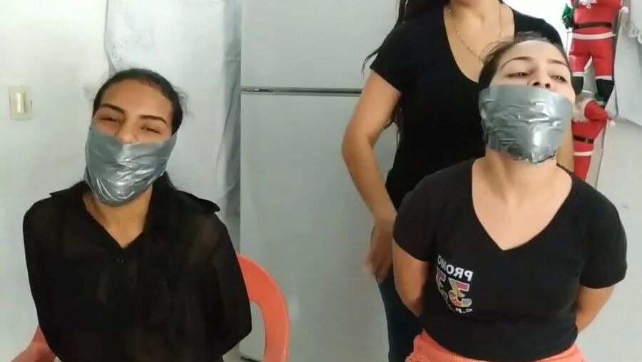These Girls Wanted To Be Strongly Gagged By MILF - Selfgags