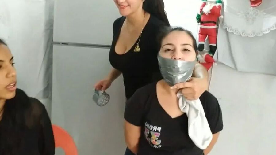 These Girls Wanted To Be Strongly Gagged By MILF - Selfgags