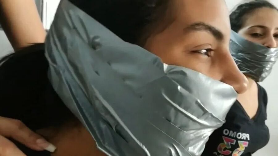 These Girls Wanted To Be Strongly Gagged By MILF - Selfgags