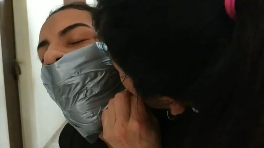 These Girls Wanted To Be Strongly Gagged By MILF - Selfgags