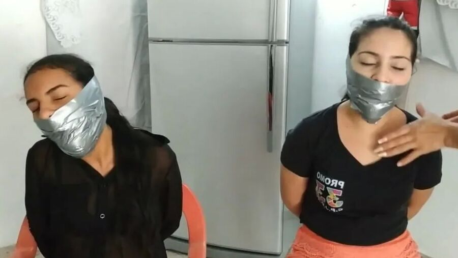 These Girls Wanted To Be Strongly Gagged By MILF - Selfgags