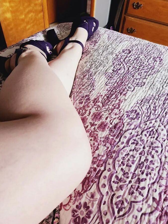 My New Purple Heels Came Today and I Am IN LOVE